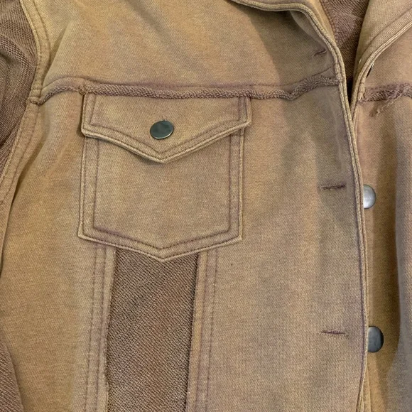 POL Brown-on-Brown Utility Jacket Size L - Picture 3 of 6